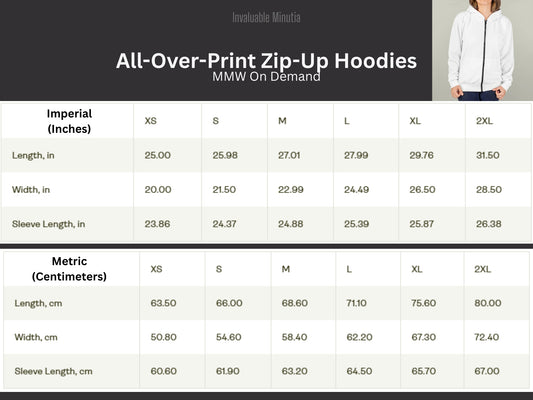 Cyber-Victorian Steampunk Premium AOP Zip-Up Hoodie