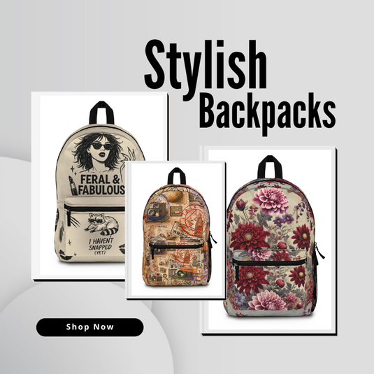 Backpacks | Boutique AOP & Statement Bags โ Invaluable Minutia
