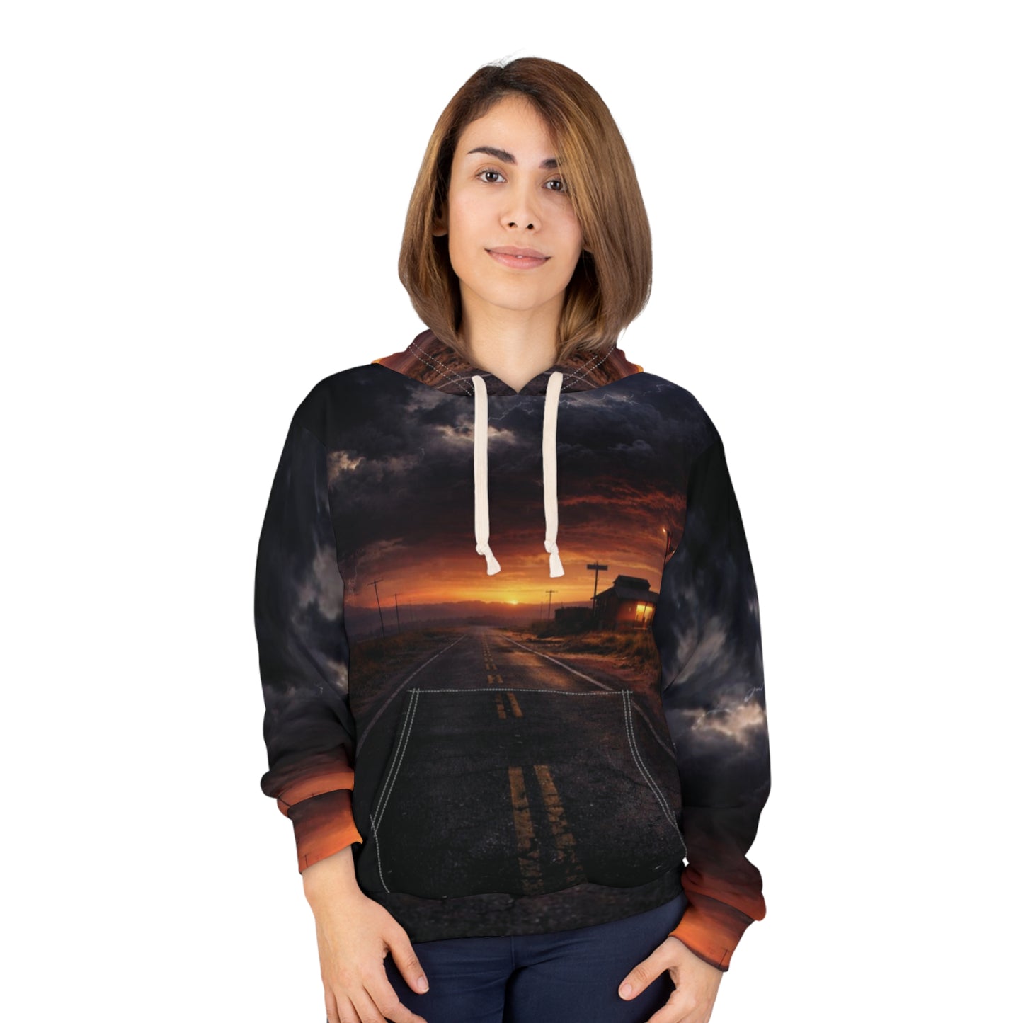 Still Here - AOP Unisex Pullover Hoodie