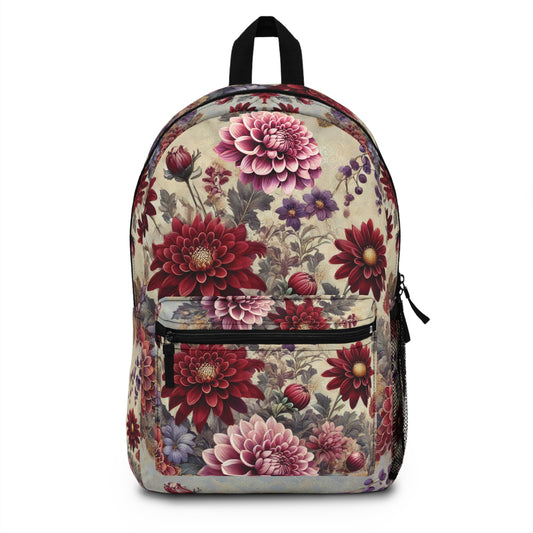 Deadly Dahlia – Vintage Floral AOP Backpack