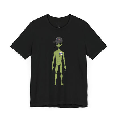 Alien Graphic Tee, Fun T-Shirt for Sci-Fi Lovers, Unisex Casual Wear, Great for Festivals, Gifts for Nerds, Everyday Comfort