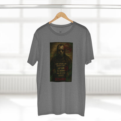 Jason Voorhees Horror Mugshot Tee – Premium AS Colour 5001 Shirt