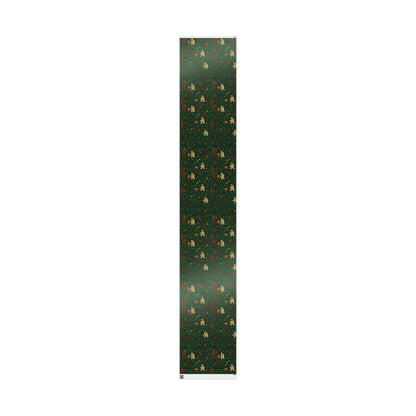 Cryptid Christmas Parade – Luxury Holiday Wrapping Paper, Folk-Art Bigfoot & Mothman Gift Wrap, 30" Roll (Matte/Gloss)