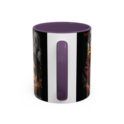 Horror Coffee Mug – Zombie Graveyard Halloween Design – 11oz & 15oz Ceramic – Creepy Goth Kitchen Decor