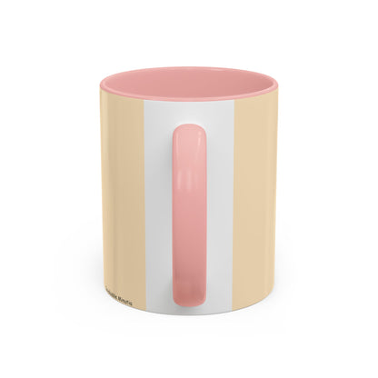 Teacher Mode – Color Accent Mug (11oz/15oz) • Rainbow Heart • Teacher Gift • Dishwasher & Microwave Safe