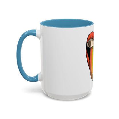 🔥💋 Pride Tongue Ceramic Mug – Rainbow Tongue Vibes 🌈✨