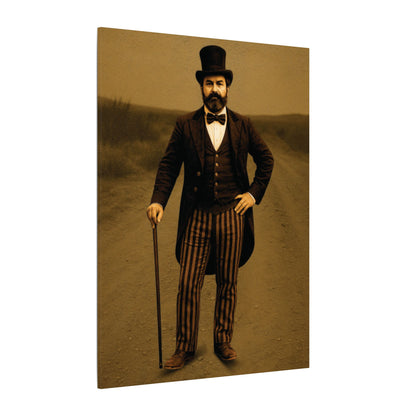 The Ringmaster – Vintage Circus Inspired Canvas Wall Art - Matte Canvas Print (Gallery-Wrapped) 0.75"