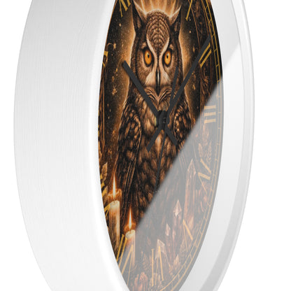 Mystic Owl 10" Premium Wall Clock