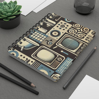 Spiral Bound Journal - Retro Revival Design