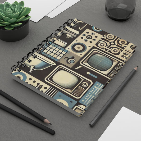 Spiral Bound Journal - Retro Revival Design