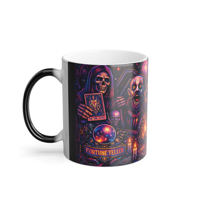Creepy Fortune Teller Circus Color Morphing Mug