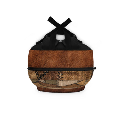 Patchwork Stitch Canvas AOP Backpack