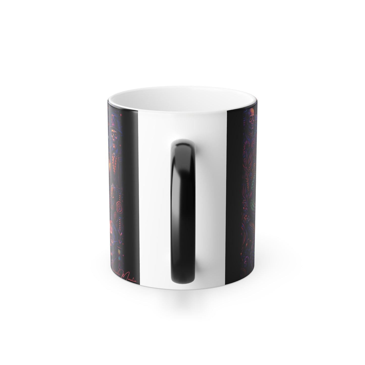 Creepy Carnival Snake Man Color Morphing Mug