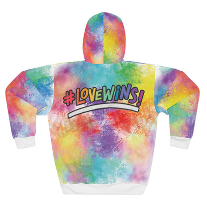 LOUD & PROUD Rainbow Resistance Hoodie – All-Over Print Unisex Pullover | Limited Pride Edition