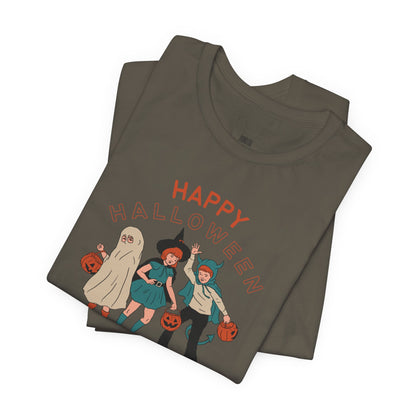 Happy Halloween Trick or Treat Vintage Vibe Tee – Bella+Canvas 3001