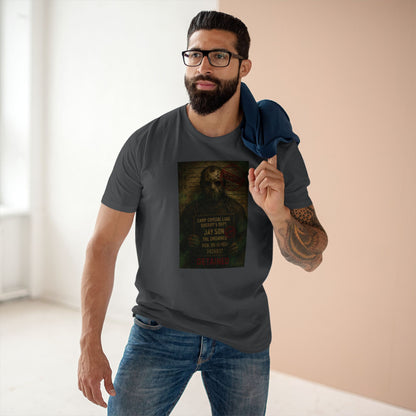 Jason Voorhees Horror Mugshot Tee – Premium AS Colour 5001 Shirt