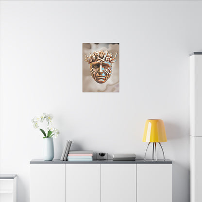 "Known." – Emotional Expressionism Stretched Vertical Canvas Wall Art - ADHD, Anxiety, Depression Reflection