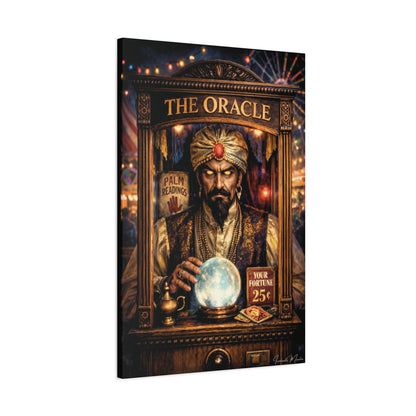 Fortune Teller "The Oracle" - Premium Canvas Print 1.25" Thick