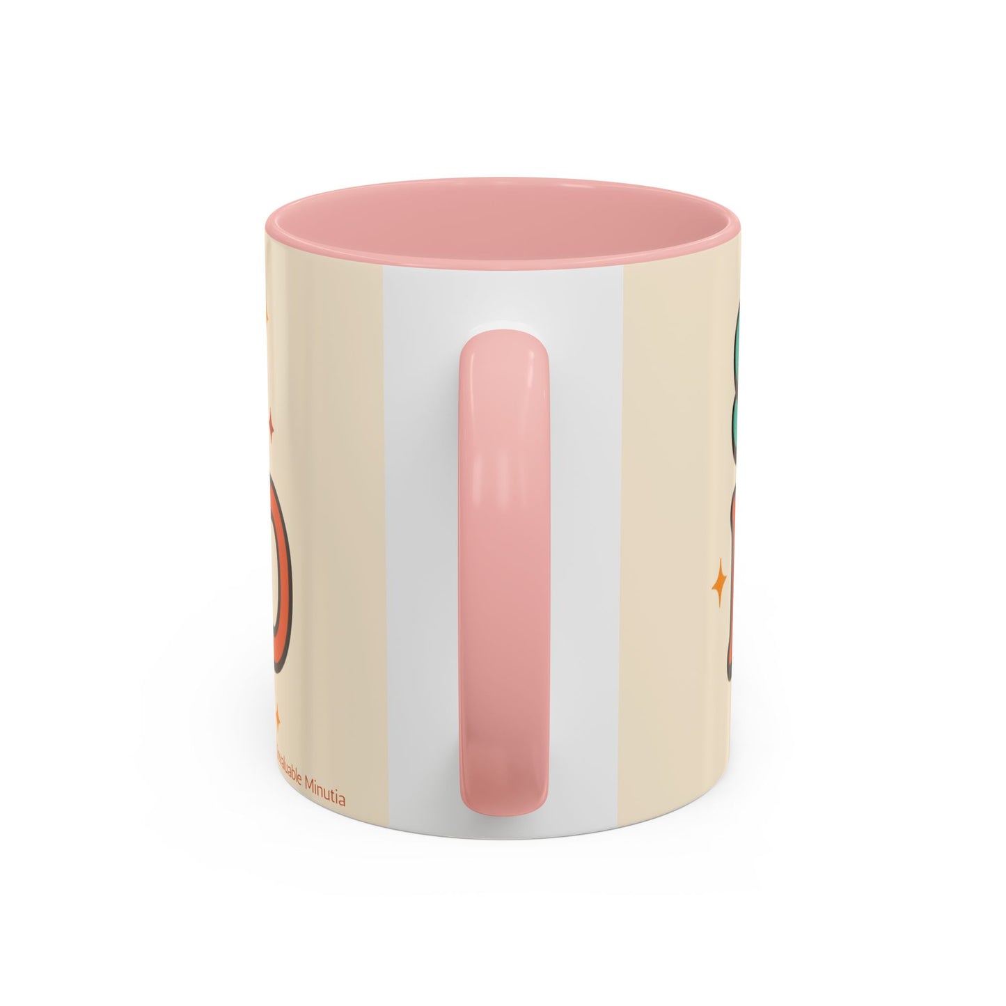 Study Fuel Color Accent Mug (11oz/15oz) – Retro Teacher/Student Coffee Cup • Back to School • Durable Ceramic