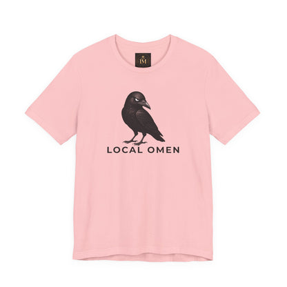 Local Omen Raven Graphic Tee | Crow Illustration T-Shirt