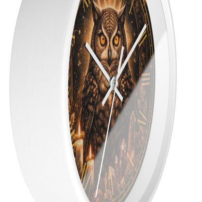 Mystic Owl 10" Premium Wall Clock