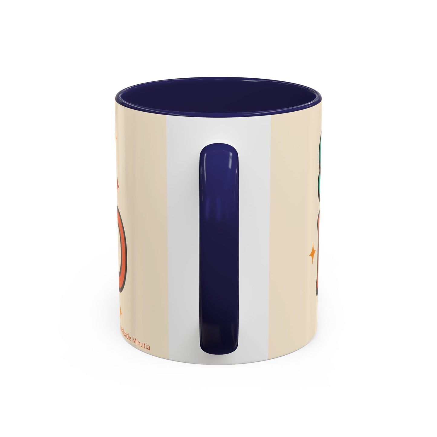 Study Fuel Color Accent Mug (11oz/15oz) – Retro Teacher/Student Coffee Cup • Back to School • Durable Ceramic