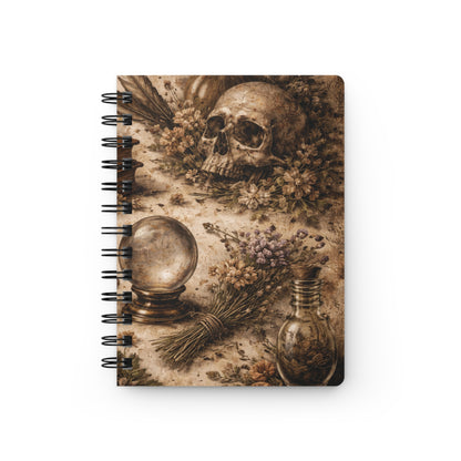 Dark Academia Spiral Notebook Journal