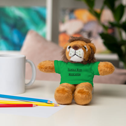 8" Funny Stuffed Animal Gift for Adults, Cute Plush Toy, Humor Bear, Sarcastic Gifts, Quirky Decor, Comfort Toy with Quote