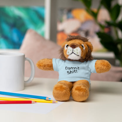 8" Funny Stuffed Animal Gift for Adults, Cute Plush Toy, Humor Bear, Sarcastic Gifts, Quirky Decor, Comfort Toy with Quote