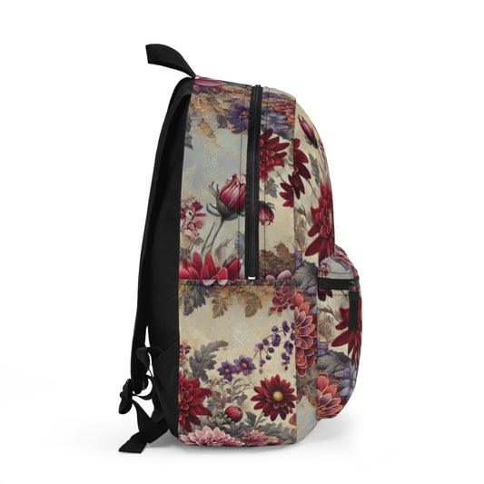 Deadly Dahlia – Vintage Floral AOP Backpack