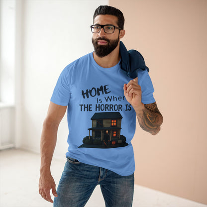 Home Is Where The Horror Is — Slasher House Unisex Tee | AS Colour 5001