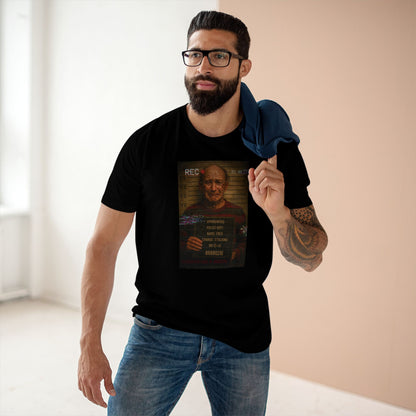 🔥 Freddy Mugshot Tee – Retro Slasher Horrorcore Premium T-Shirt (Unisex)
