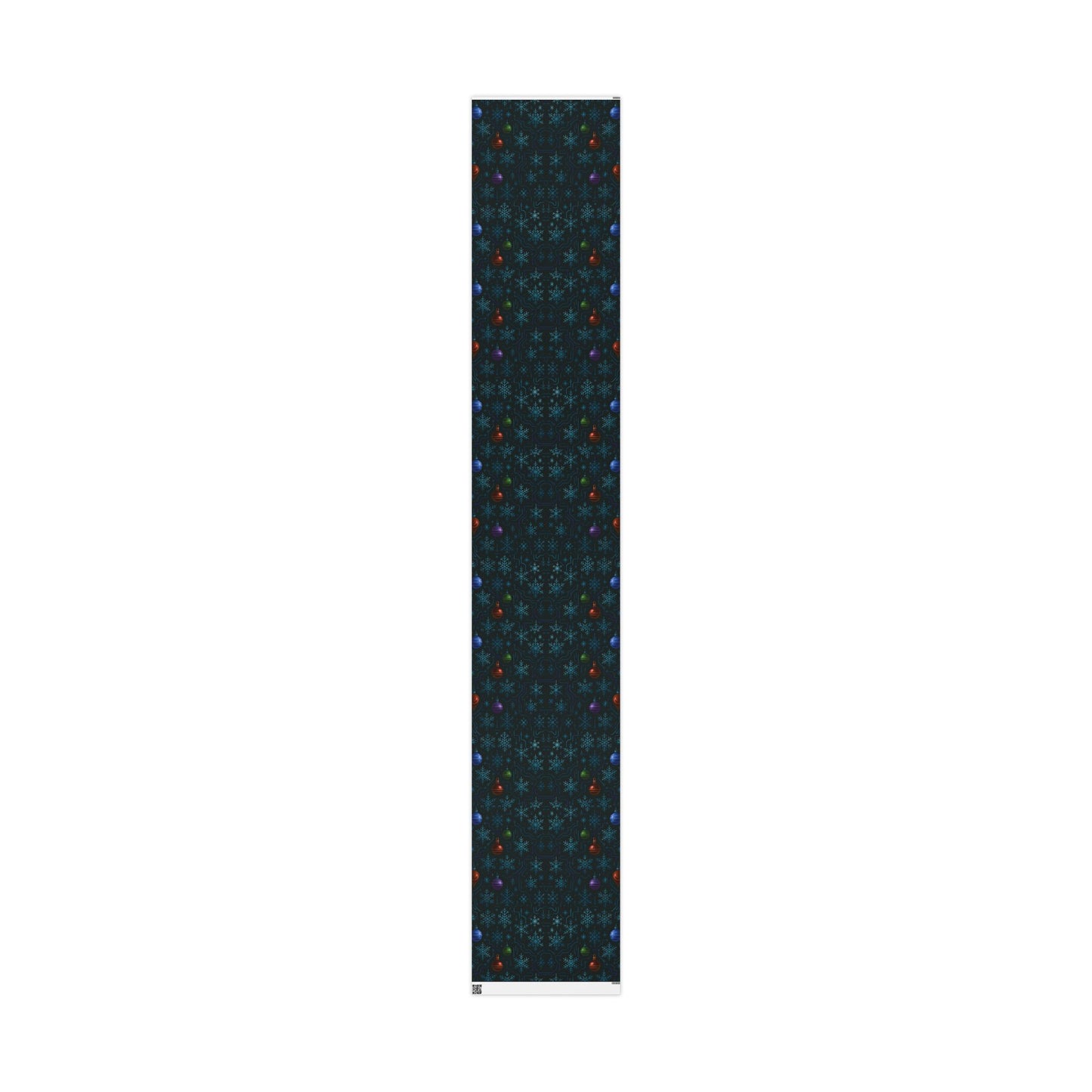 Cyber Yule Circuit – Luxury Christmas Wrapping Paper, Seamless Designer Gift Wrap, 30" Roll (Matte/Gloss)