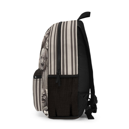 Freakshow Oddities Backpack – Gothic Carnival Horror Poly Canvas Bag 🎪🖤