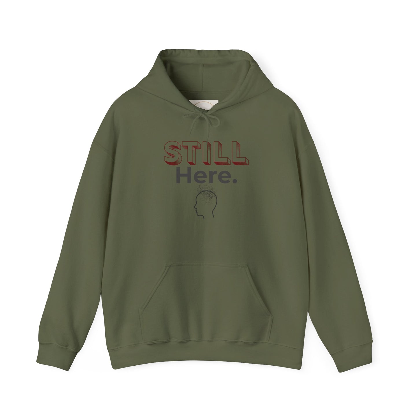 Still Here - Minimalist Unisex Hoodie