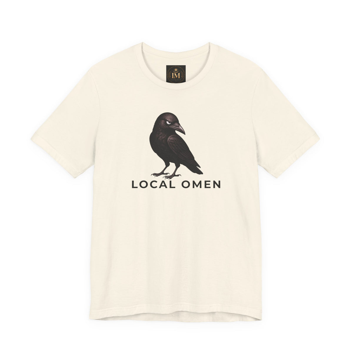 Local Omen Raven Graphic Tee | Crow Illustration T-Shirt