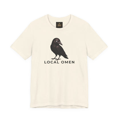 Local Omen Raven Graphic Tee | Crow Illustration T-Shirt