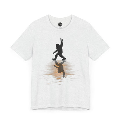 Rocking Bigfoot Unisex Bella+Canvas Jersey Tee - Fun Graphic Shirt for Nature & Cryptid Lovers