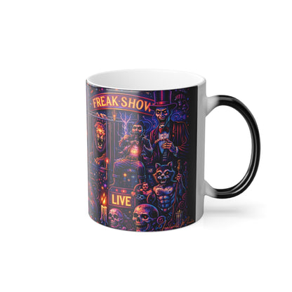 Creepy Fortune Teller Circus Color Morphing Mug