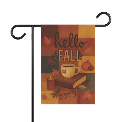 Hello Fall Flag – Cozy Autumn Garden Banner & House Flag | Boutique Fall Porch Décor