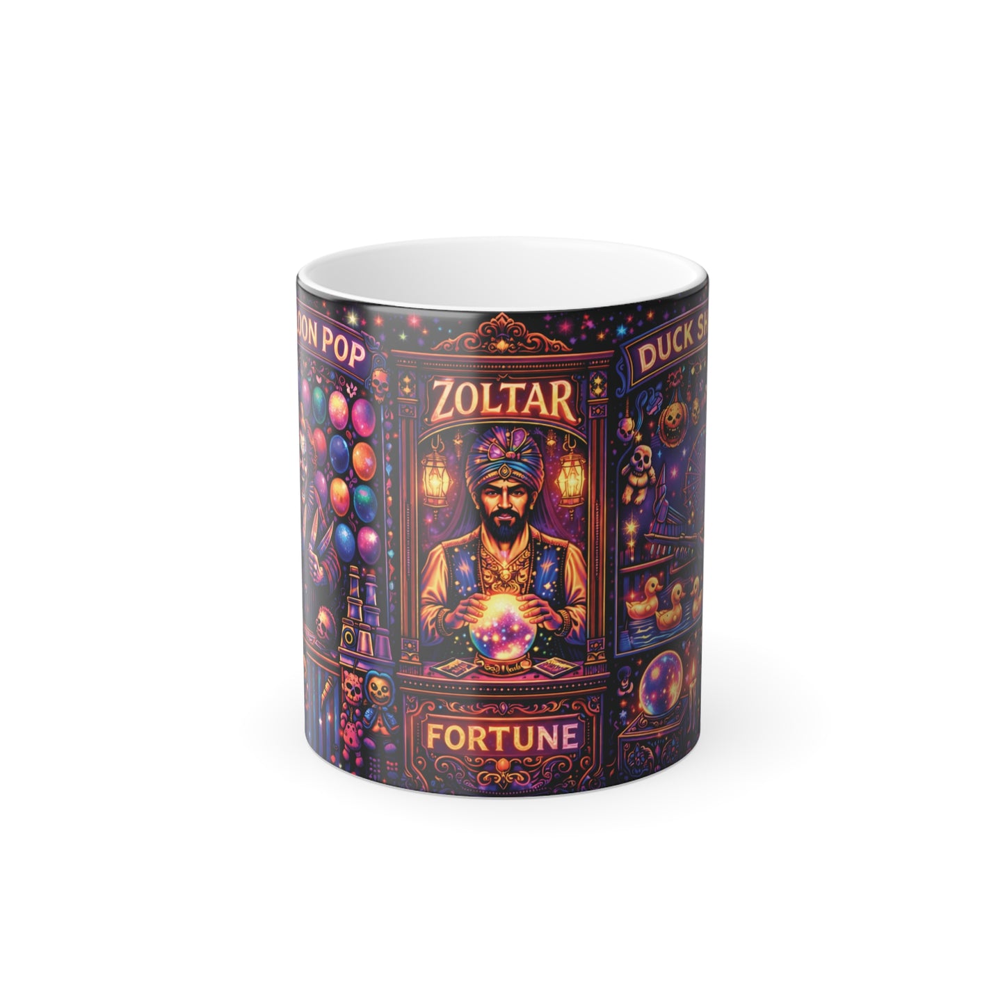 Creepy Carnival Games Color Morphing Mug