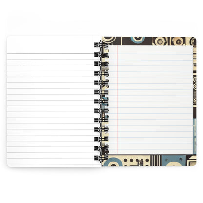 Spiral Bound Journal - Retro Revival Design