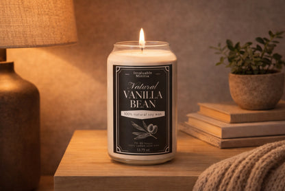 Natural Soy Wax Candle (13.75oz) | 70–80 Hour Burn