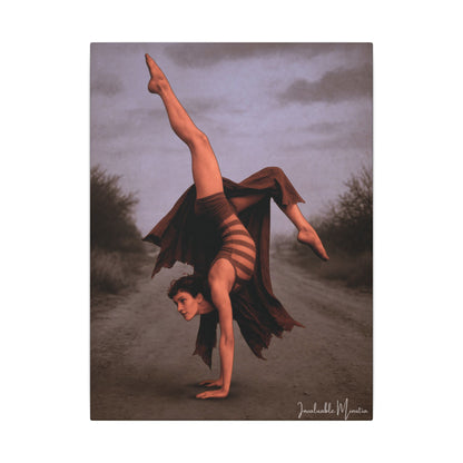 The Acrobat – Matte Canvas Print (Gallery-Wrapped) 0.75" – Vintage Circus-Inspired Canvas Wall Art
