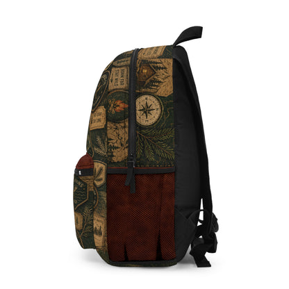 Vintage Style Cabin Wilderness Backpack