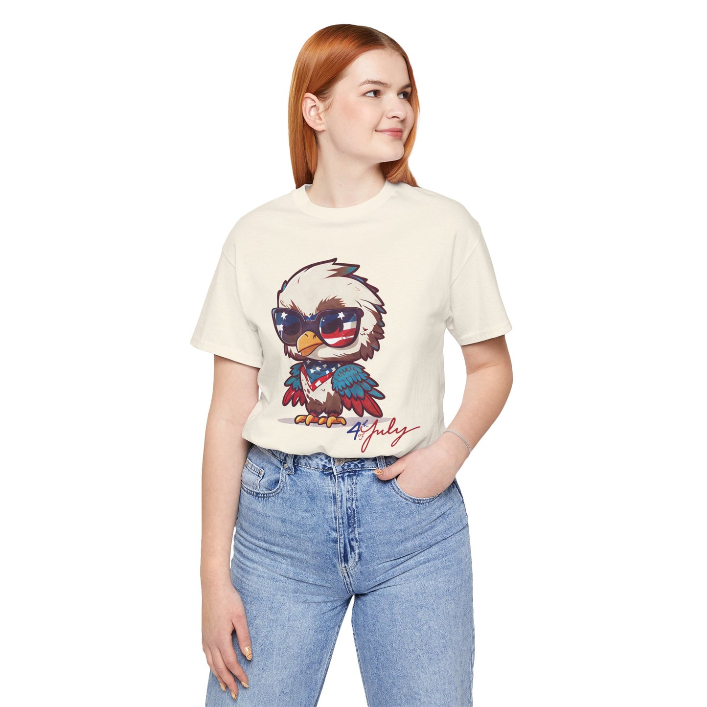 Cool Patriot Eagle Tee – Unisex Bella+Canvas Jersey - 4th of July T-shirt
