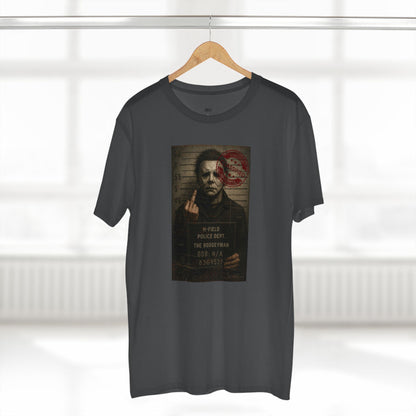 Michael Mugshot Tee – Distressed Horrorcore Slasher Shirt Premium Tee