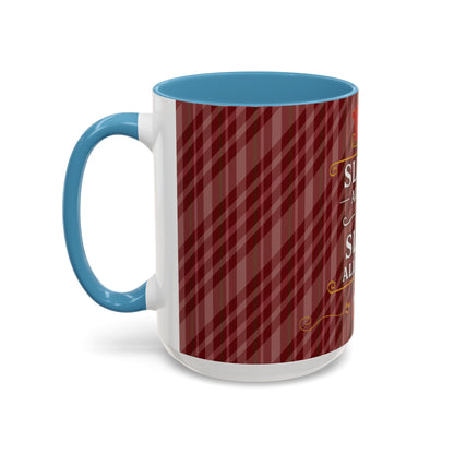 Sleigh All Day Then Slay All Night Vampire Holiday Coffee Mug