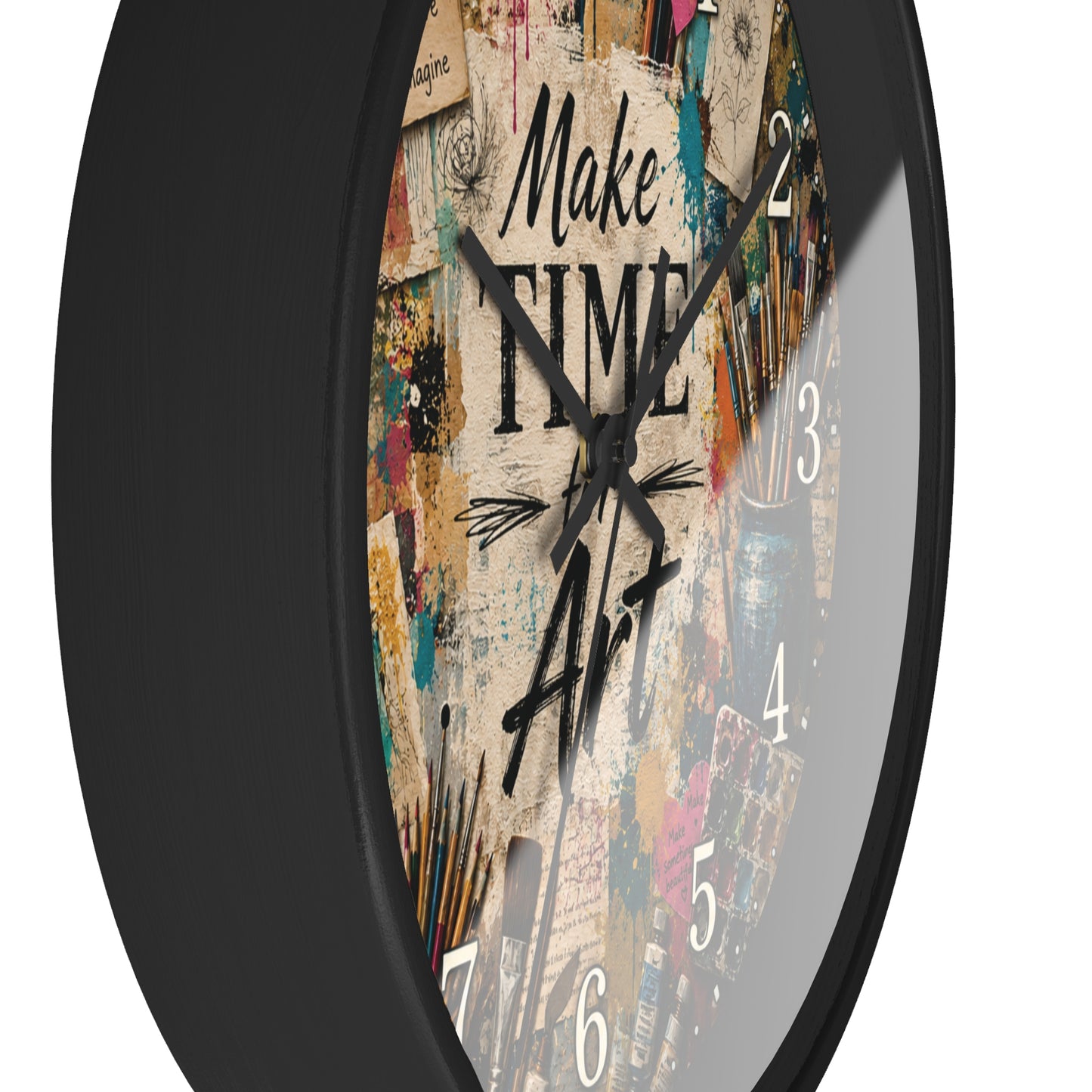 Make Time for Art Wall Clock | Art Teacher Classroom Decor