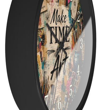 Make Time for Art Wall Clock | Art Teacher Classroom Decor